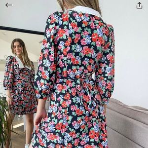 ASOS nobody’s child mini tea dress with contrast collar
